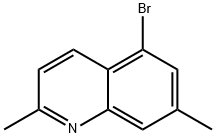 5-Bromo-2,7-dimethyl-quinoline 结构式