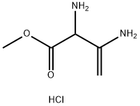 2,3-Diamino-but-3-enoic acid methyl ester dihydrochloride 结构式