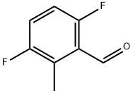 3,6-difluoro-2-methylbenzaldehyde 结构式