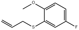 ALLYL(5-FLUORO-2-METHOXYPHENYL)SULFANE 结构式