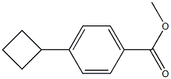 4-环丁基苯甲酸甲酯 结构式