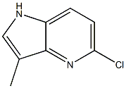 5-Chloro-3-methyl-1H-pyrrolo[3,2-b]pyridine 结构式