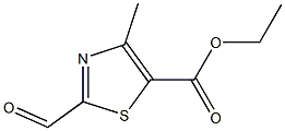 2-甲酰基-4-甲基噻唑-5-羧酸乙酯 结构式