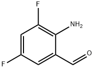 2-氨基-3,5-二氟苯甲醛 结构式