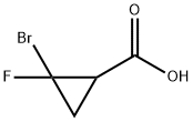 2-溴-2-氟环丙烷-1-羧酸 结构式