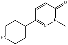 2-methyl-6-(piperidin-4-yl)pyridazin-3(2H)-one 结构式