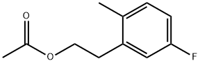 5-FLUORO-2-METHYLPHENETHYL ACETATE 结构式