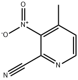 2-氰基-3-硝基-4-甲基吡啶 结构式