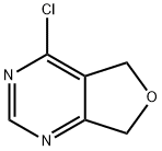 4-氯-5,7-二氢呋喃并[3,4-D]嘧啶 结构式