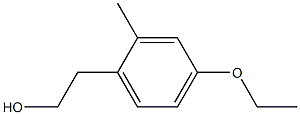 2-(4-乙氧基-2-甲基苯基)乙烷-1-醇 结构式