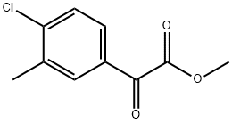 METHYL 2-(4-CHLORO-3-METHYLPHENYL)-2-OXOACETATE 结构式