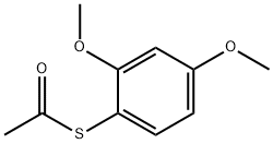 S-(2,4-二甲氧基苯基)乙硫代酸酯 结构式