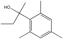 2-(2,4,6-trimethylphenyl)butan-2-ol 结构式