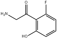 2-Amino-1-(2-fluoro-6-hydroxyphenyl)ethanone 结构式
