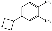 4-(OXETAN-3-YL)BENZENE-1,2-DIAMINE 结构式