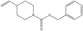 4-乙烯基哌啶 -1-羧酸苄酯 结构式