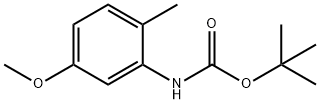 (5-Methoxy-2-methyl-phenyl)-carbamic acid tert-butyl ester 结构式