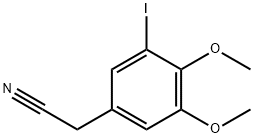 (3-Iodo-4,5-dimethoxy-phenyl)-acetonitrile 结构式