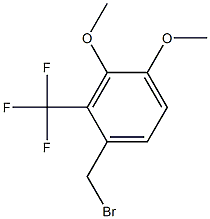 1-(bromomethyl)-3,4-dimethoxy-2-(trifluoromethyl)benzene 结构式