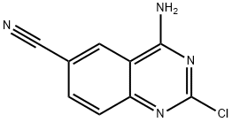 4-氨基-2-氯喹唑啉-6-腈 结构式