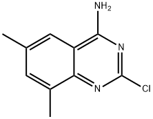 2-chloro-6,8-dimethylquinazolin-4-amine 结构式