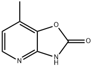 7-Methyl-3H-oxazolo[4,5-b]pyridin-2-one 结构式