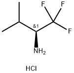 (S)-1,1,1-三氟-3-甲基丁-2-胺盐酸盐 结构式