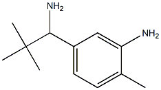 1-(3-AMINO-4-METHYLPHENYL)-2,2-DIMETHYLPROPYLAMINE 结构式