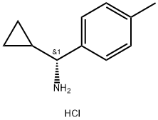 (R)-(4-甲基苯基)(环丙基)甲胺盐酸盐 结构式