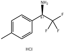 (R)-2,2,2-三氟-1-对甲苯基-乙胺盐酸盐 结构式