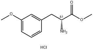 3-Methoxy-D-phenylalanine methyl ester HCl 结构式