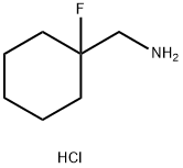 (1-氟环己基)甲胺盐酸盐 结构式