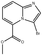 3-溴咪唑并[1,2-A]吡啶-5-羧酸甲酯 结构式