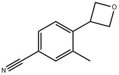 3-METHYL-4-(OXETAN-3-YL)BENZONITRILE 结构式