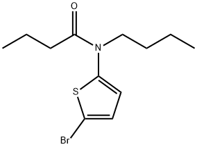 N-(5-bromothiophen-2-yl)-N-butylbutanamide 结构式