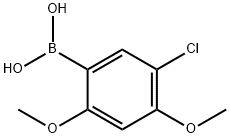 5-氯-2,4-二甲氧基苯基硼酸 结构式