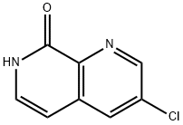 3-氯-1,7-萘啶-8(7H)-酮 结构式