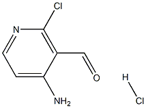 4-氨基-2-氯烟醛盐酸盐 结构式