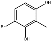 4-溴-2-甲基-1,3-二羟基苯 结构式