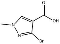 3-溴-1-甲基-1H-吡唑-4-羧酸 结构式