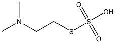 Thiosulfuric acid,S-[2-(dimethylamino)ethyl] ester 结构式