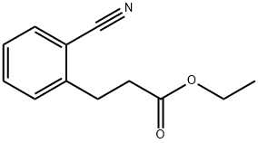 2-Cyanobenzenepropanoic Acid Ethyl Ester 结构式