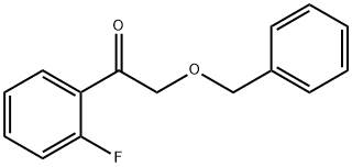2-(苄氧基)-1-(2-氟苯基)乙酮 结构式
