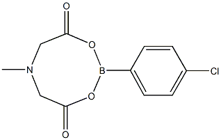 2-(4-Chlorophenyl)-6-methyl-1,3,6,2-dioxazaborocane-4,8-dione 结构式