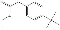 (4-tert-Butylphenyl)acetic acid ethyl ester 结构式