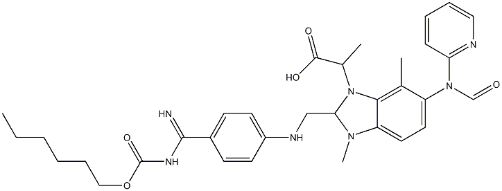 达比加群酯标准品007 结构式