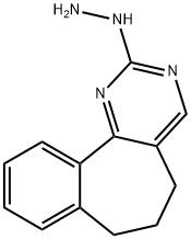 2-hydrazino-6,7-dihydro-5H-benzo[6,7]cyclohepta[1,2-d]pyrimidine 结构式