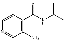3-氨基-N-异丙基异烟酰胺 结构式
