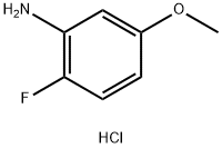 2-Fluoro-5-methoxyaniline hydrochloride 结构式