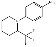 4-(2-TRIFLUOROMETHYL-PIPERIDIN-1-YL)-ANILINE 结构式
